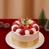 6吋聖誕草莓鮮奶油蛋糕