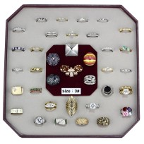 VK-002-SIZE9 - Assorted Brass Ring with Assorted  in Assorted