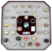 VK-010-SIZE8 - Assorted Brass Ring with Assorted  in Assorted