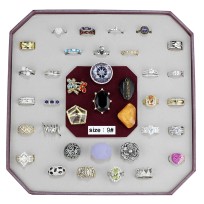 VK-021-SIZE9 - Assorted Brass Ring with Assorted  in Assorted