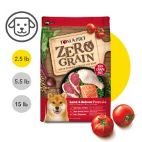 【富樂屋】TOMA-PRO 優格-零穀系列-0%零穀羊肉+鮭魚(全齡犬用敏感配方)(狗飼料) 2.5 / 5.5 / 15磅