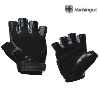 【Harbinger】#1143 男款 黑色 重訓健身用專業手套Pro Men Gloves（總代理公司貨）