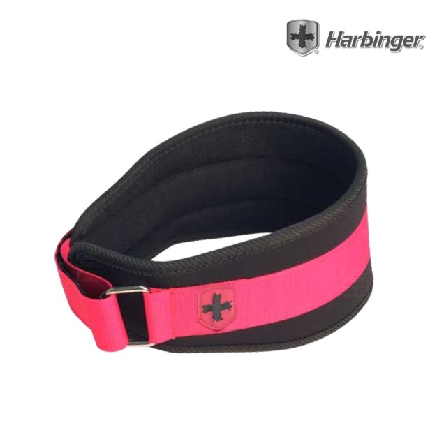 【Harbinger】#232 女款 黑粉色 專業重訓/健身腰帶 5