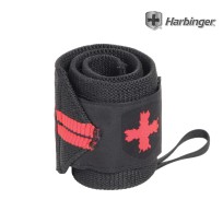 【Harbinger】#44300 黑紅色 重訓護腕帶 Red Line Wrist Wraps （總代理公司貨）