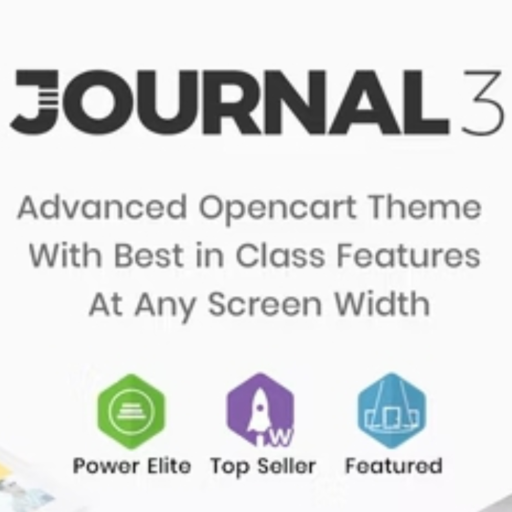 OpenCart Journal 版型安裝設定